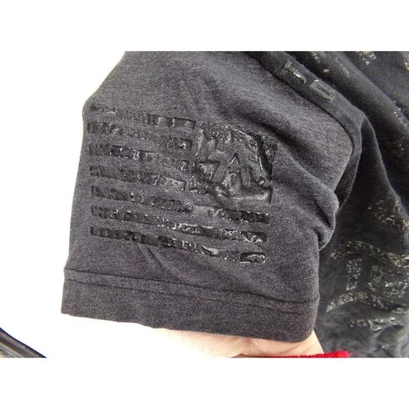 Mens American fighter by Buckle training division black and gray t shirt Size S - Picture 3 of 9
